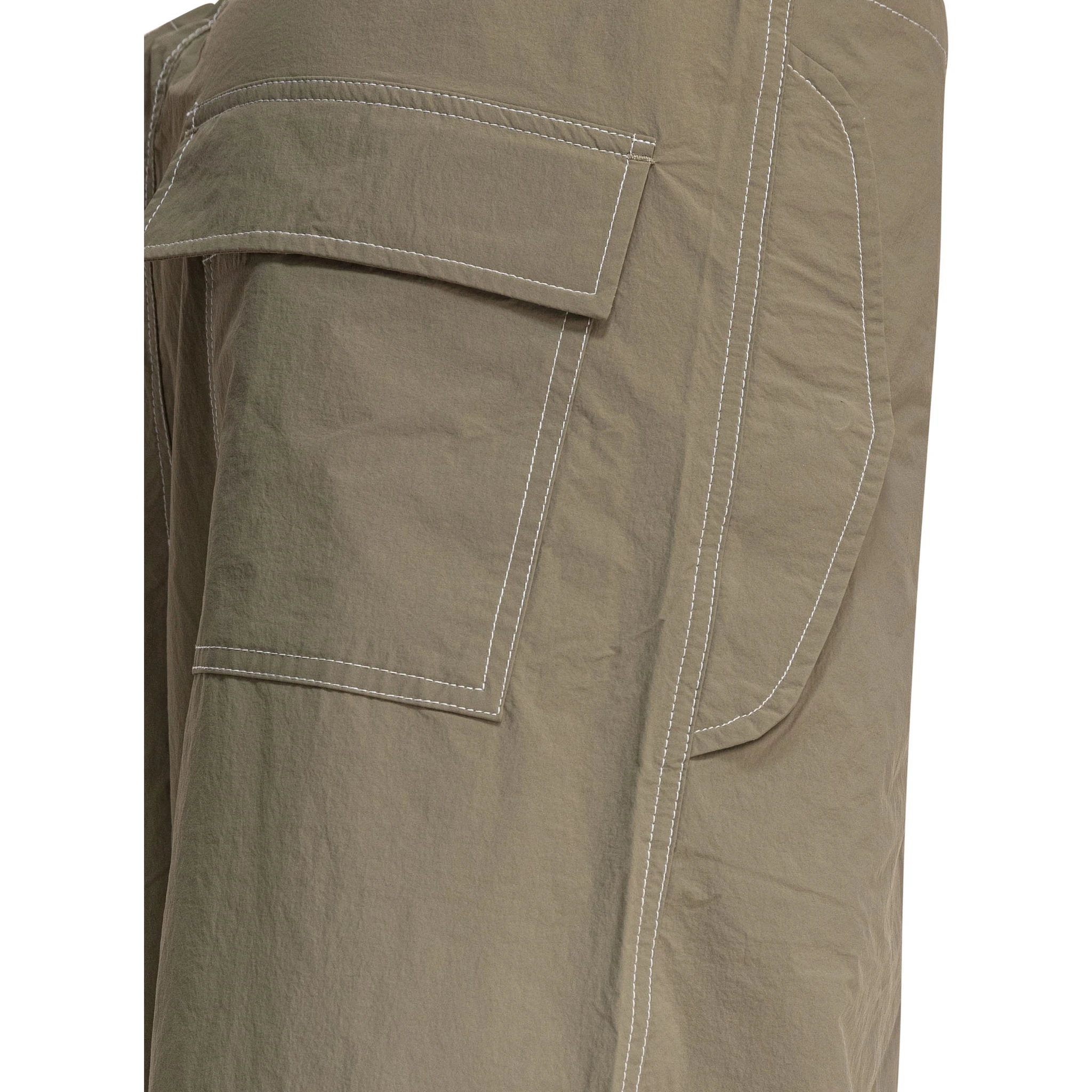 Nylon reflex parachute trousers