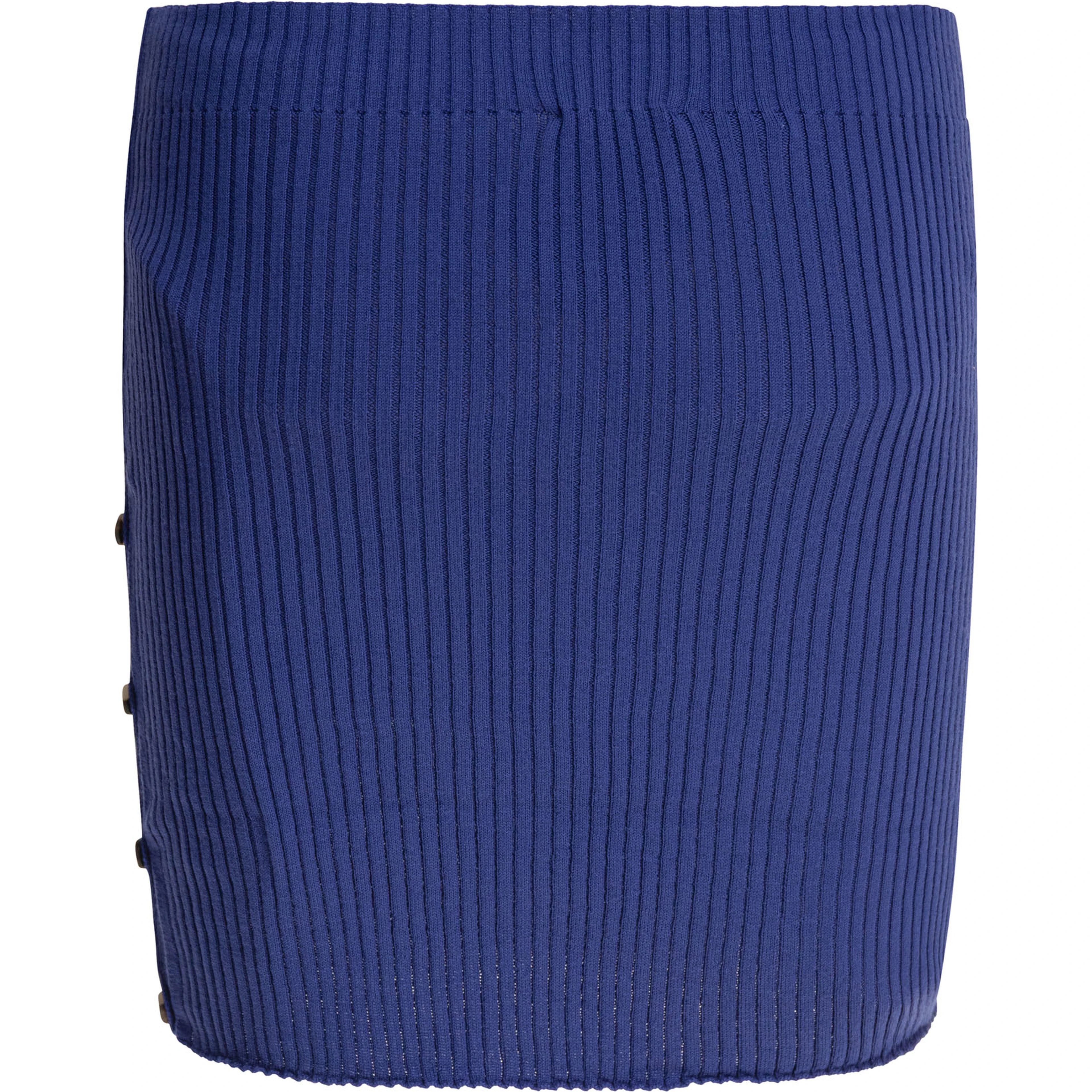 Cotton and wool pencil skirt