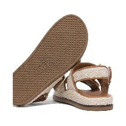 "Maya" raffia sandals