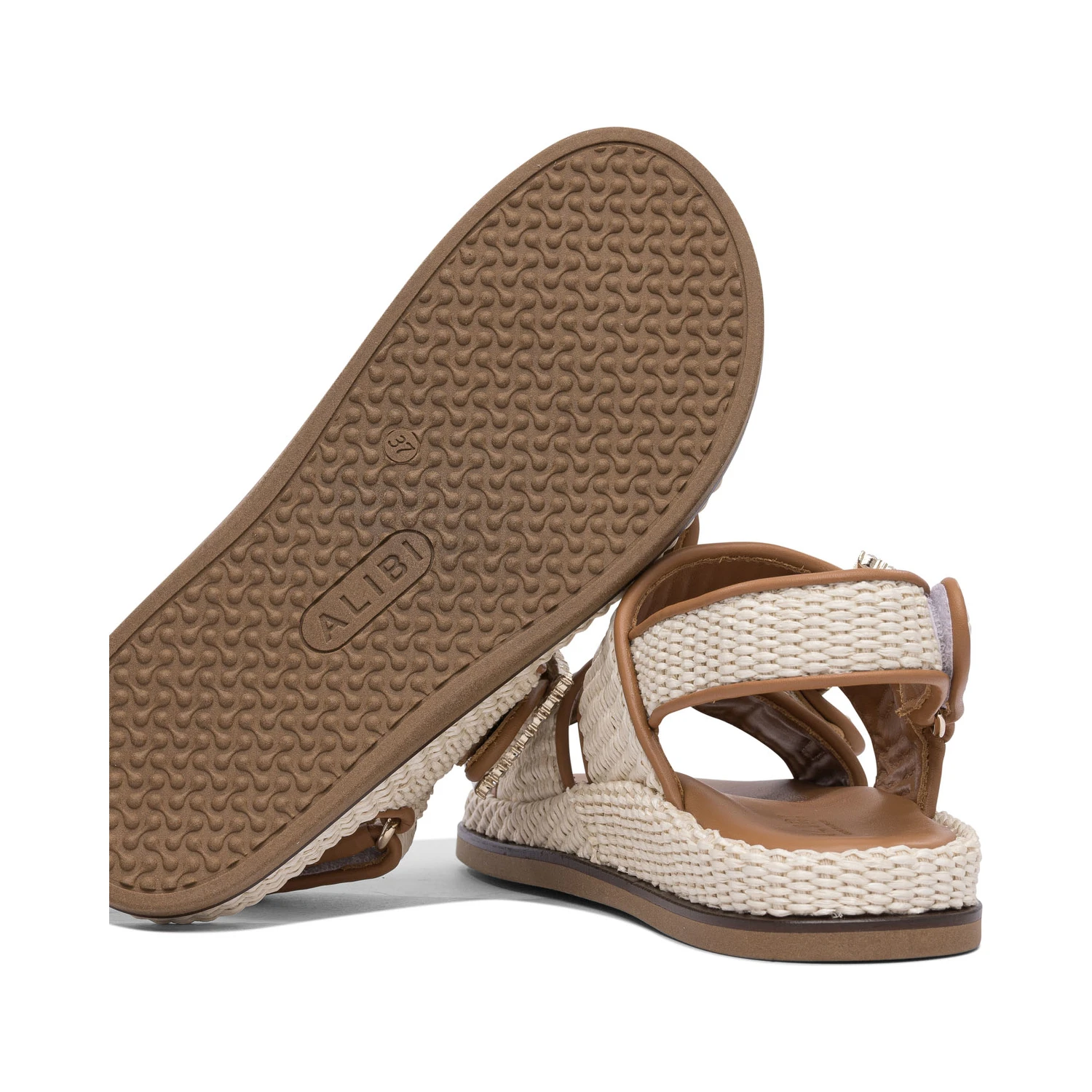"Maya" raffia sandals