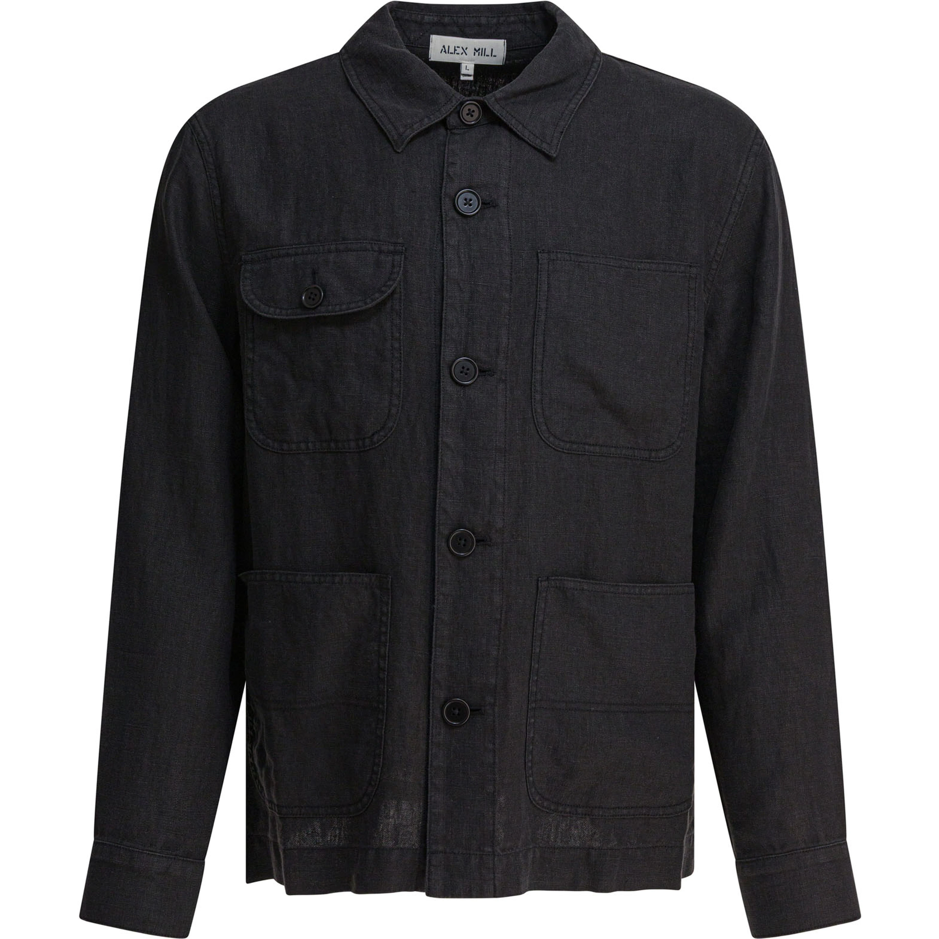 Linen work jacket