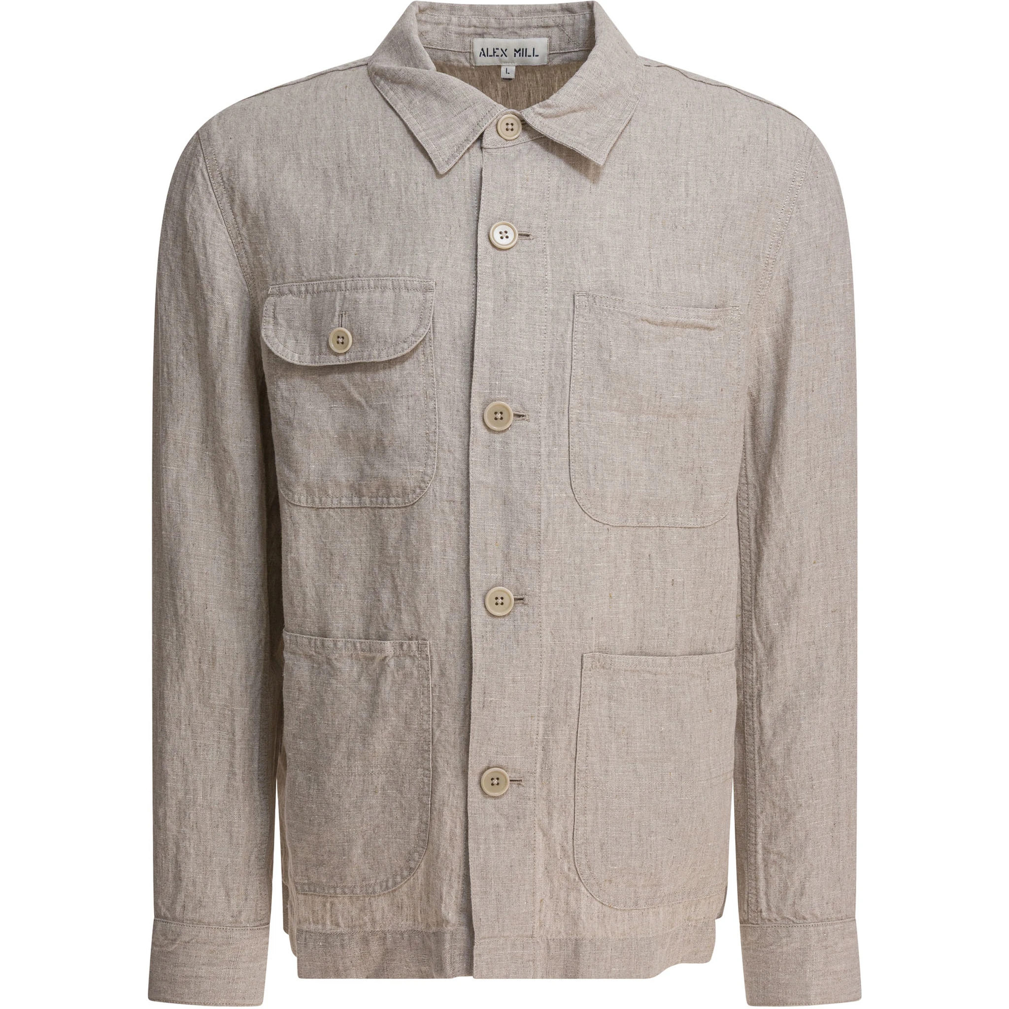 Linen work jacket