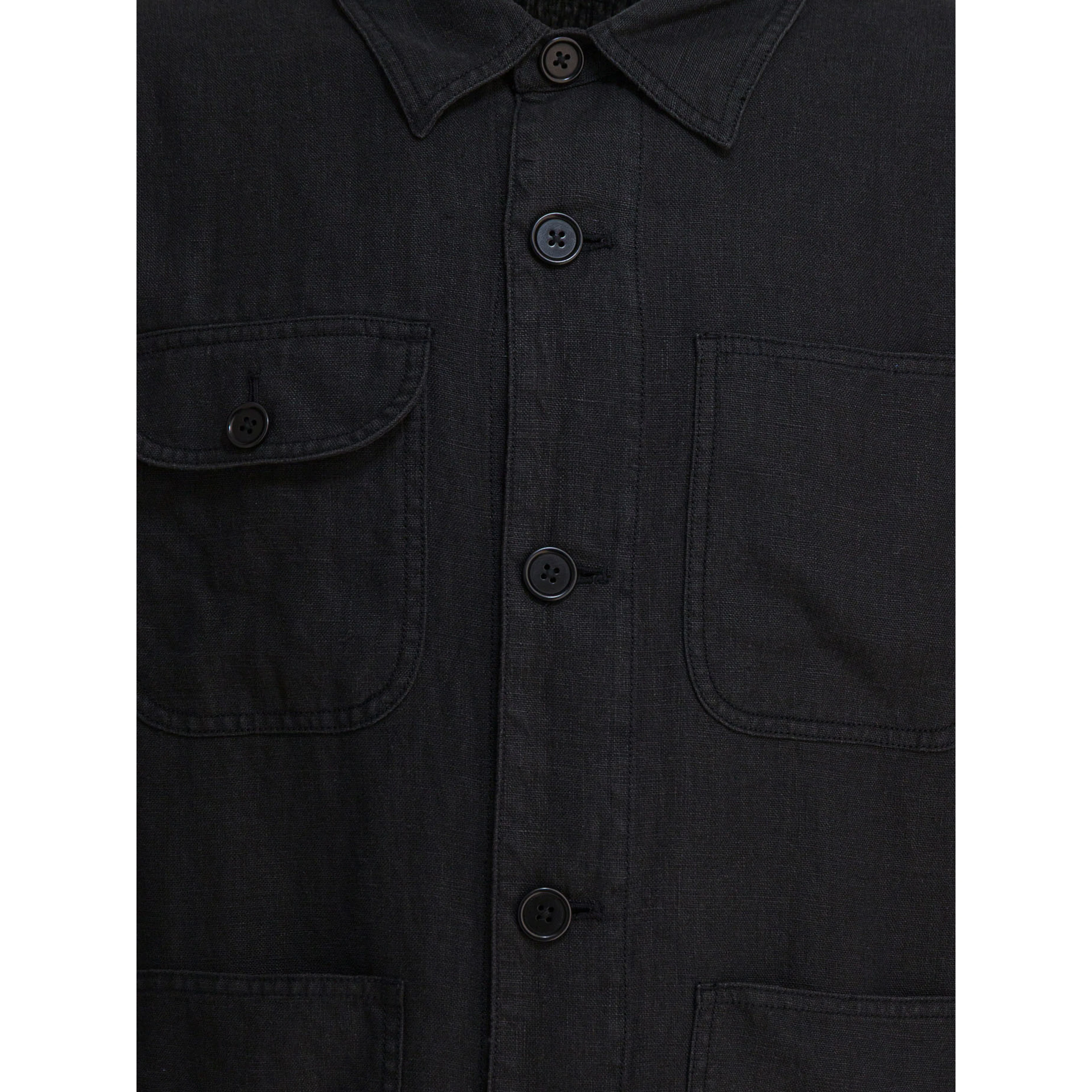 Linen work jacket