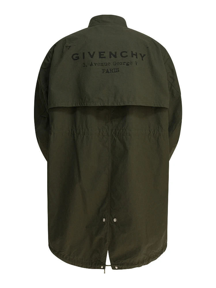 GIVENCHY print parka alternative