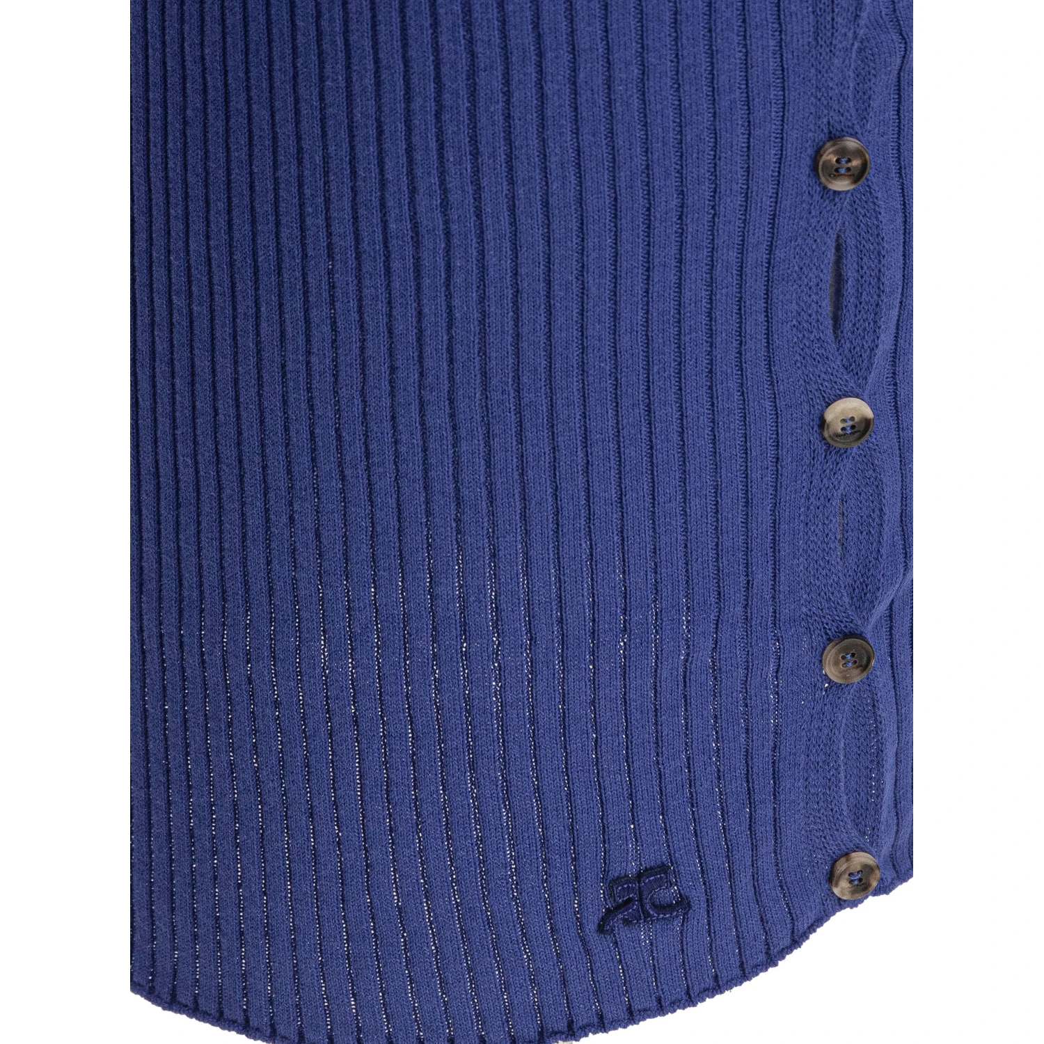 Cotton and wool pencil skirt