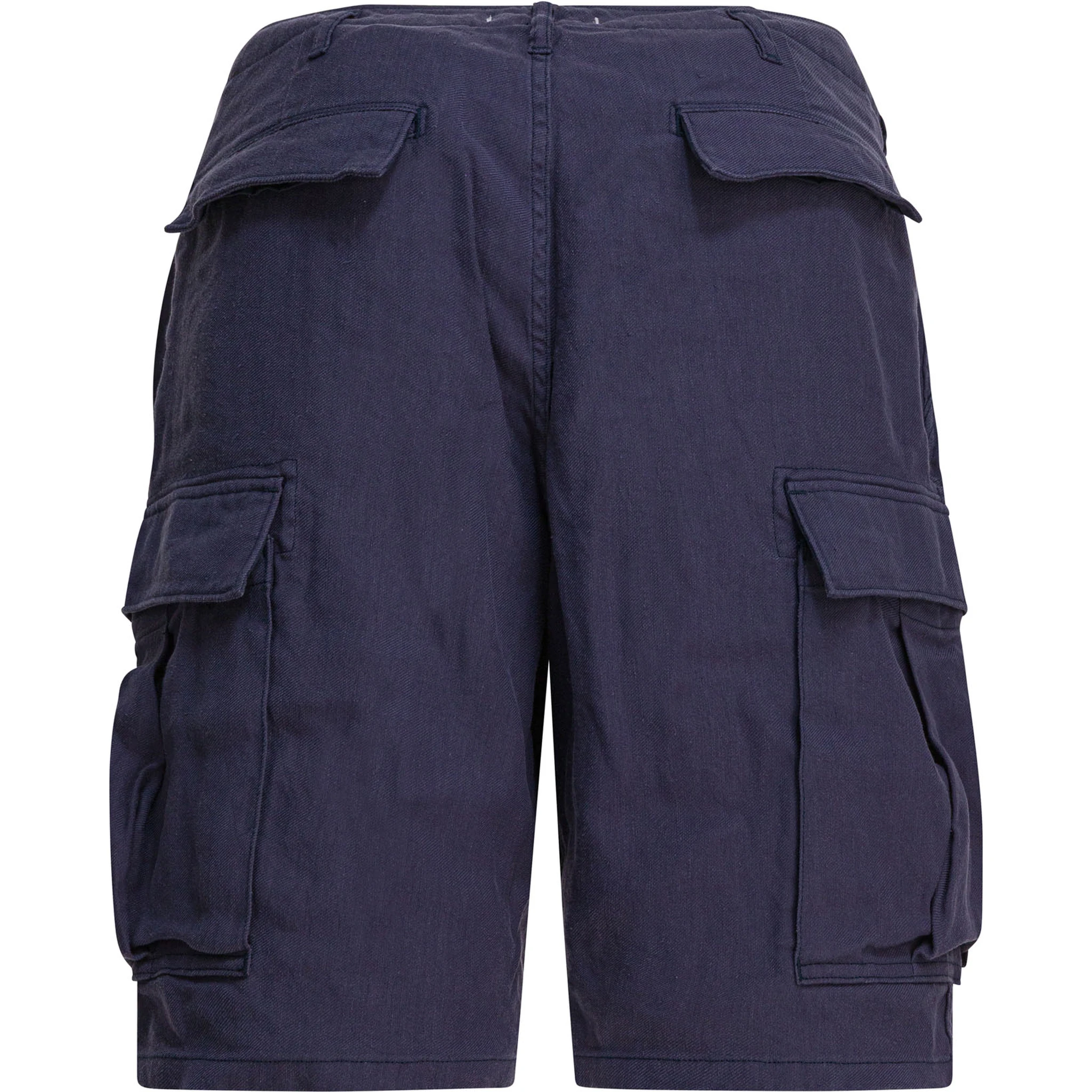 Linen cargo shorts