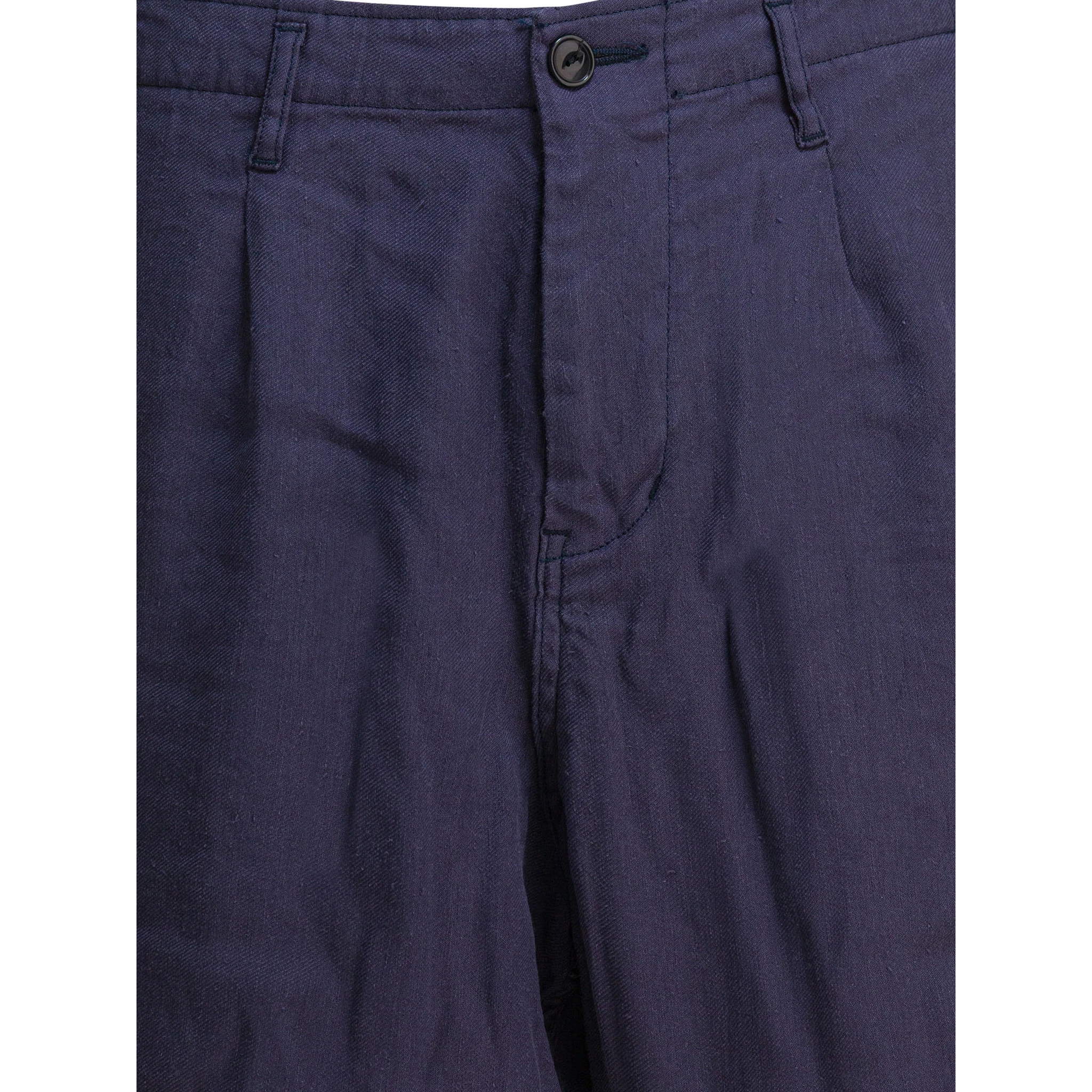 Linen cargo shorts