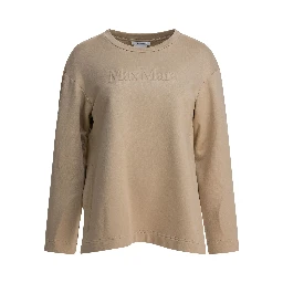 Silk and cotton sweatshirt