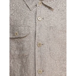 Linen work jacket