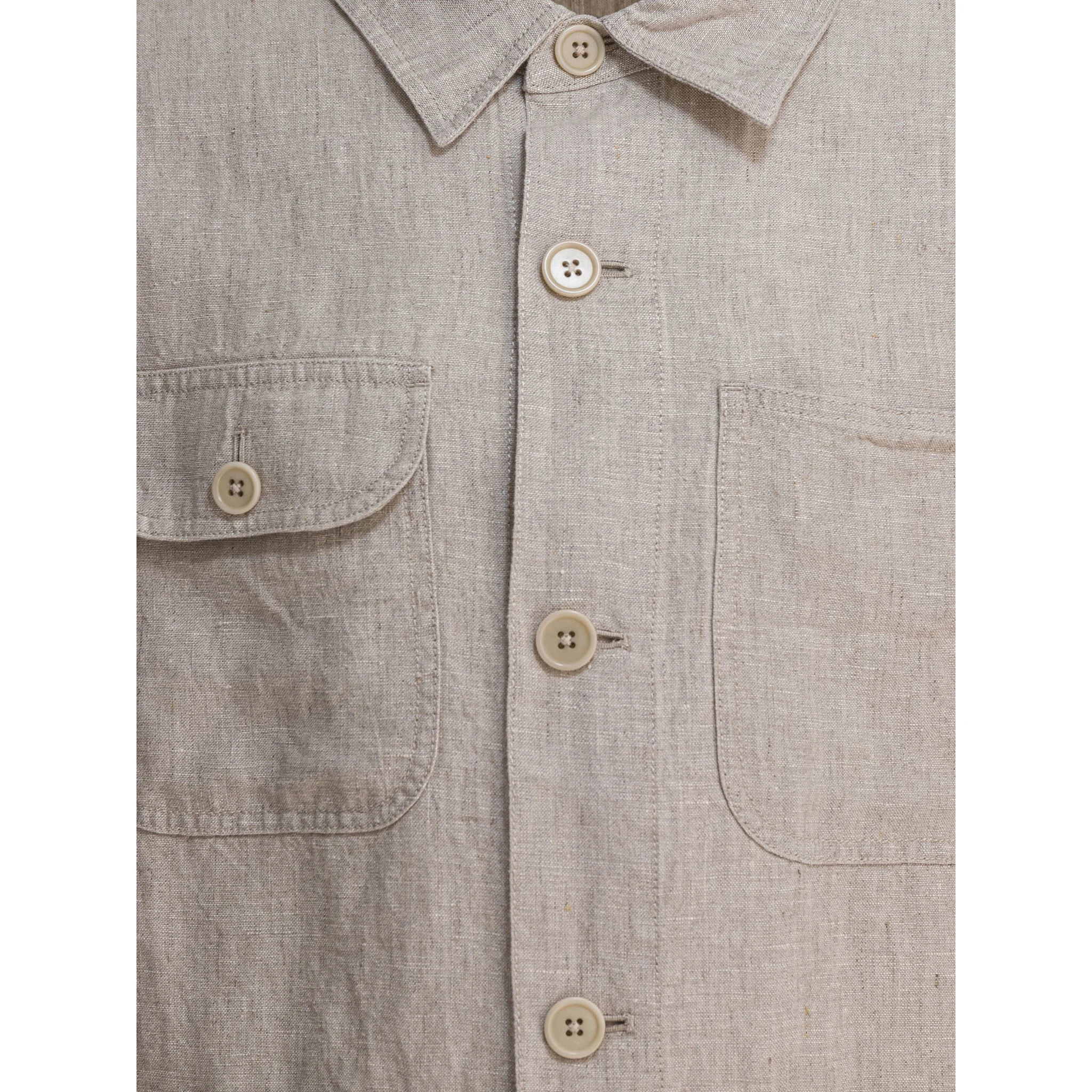 Linen work jacket