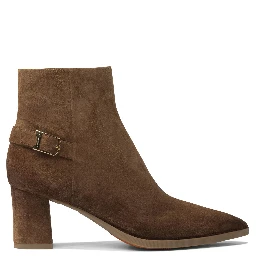 Suede ankle boots 65mm