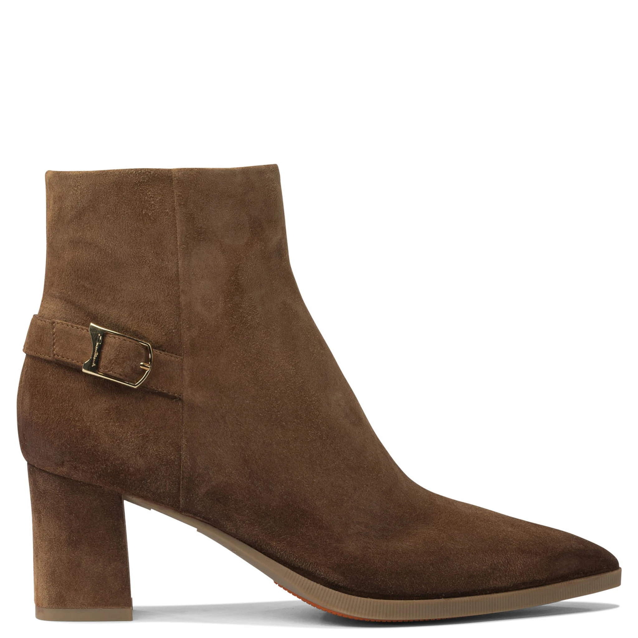 Suede ankle boots 65mm