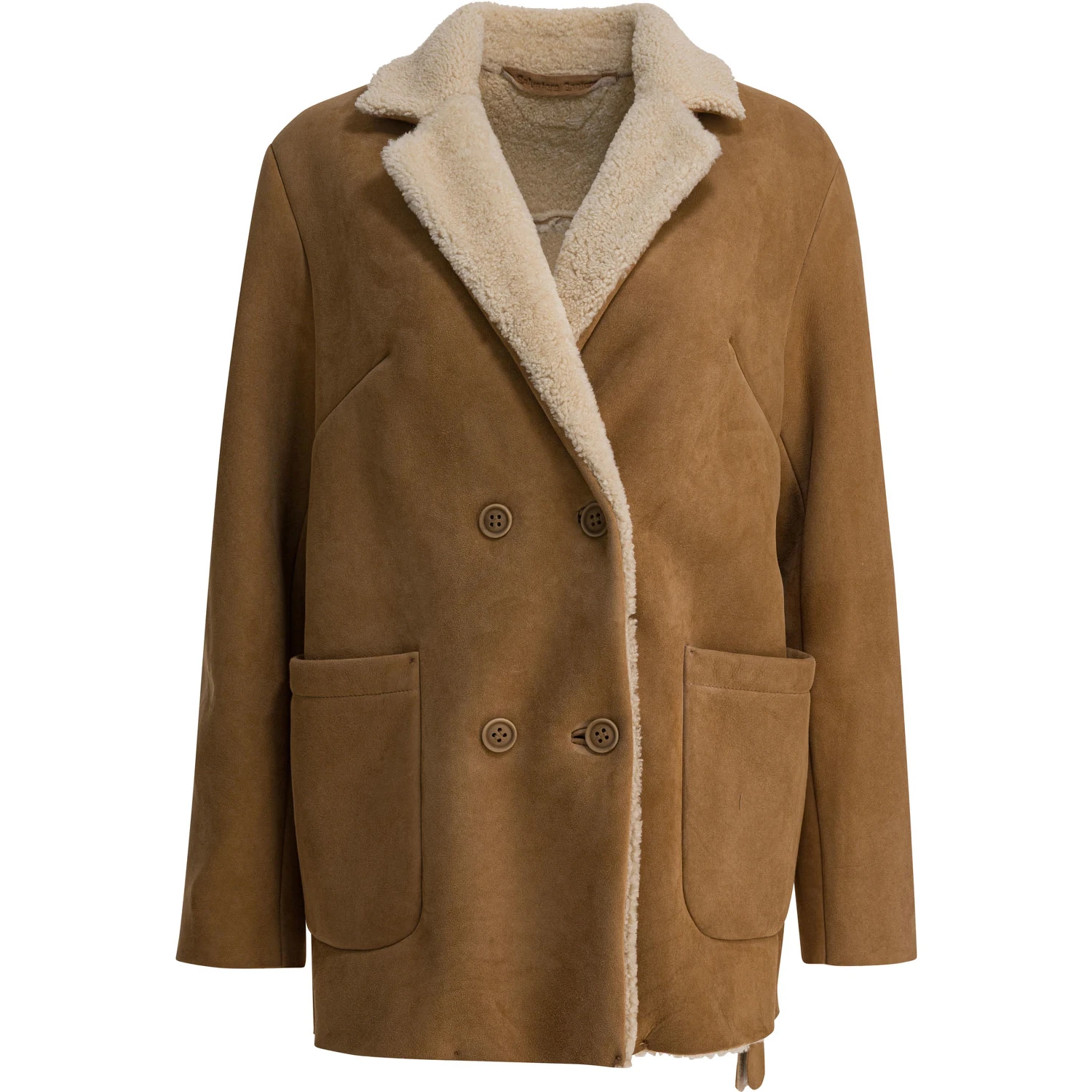 Balzer shearling suede leather jacket