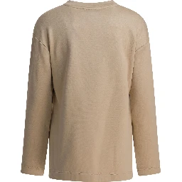 Silk and cotton sweatshirt