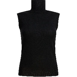Mock neck sleeveless