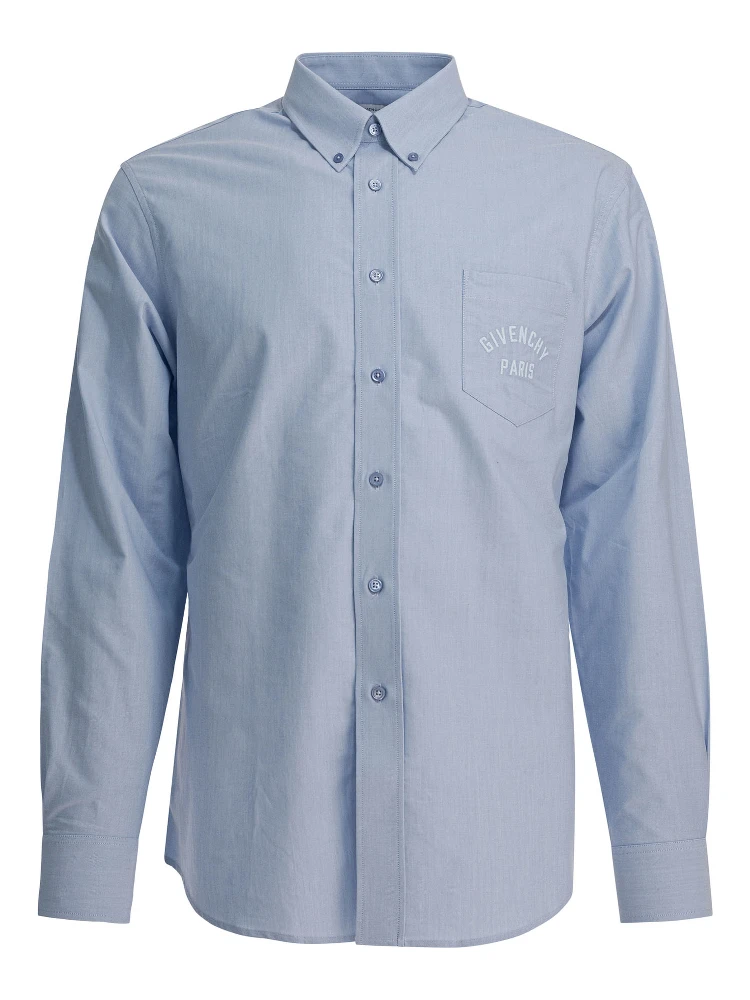 Cotton shirt with logo