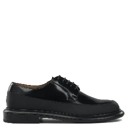 Leather derby lace-ups