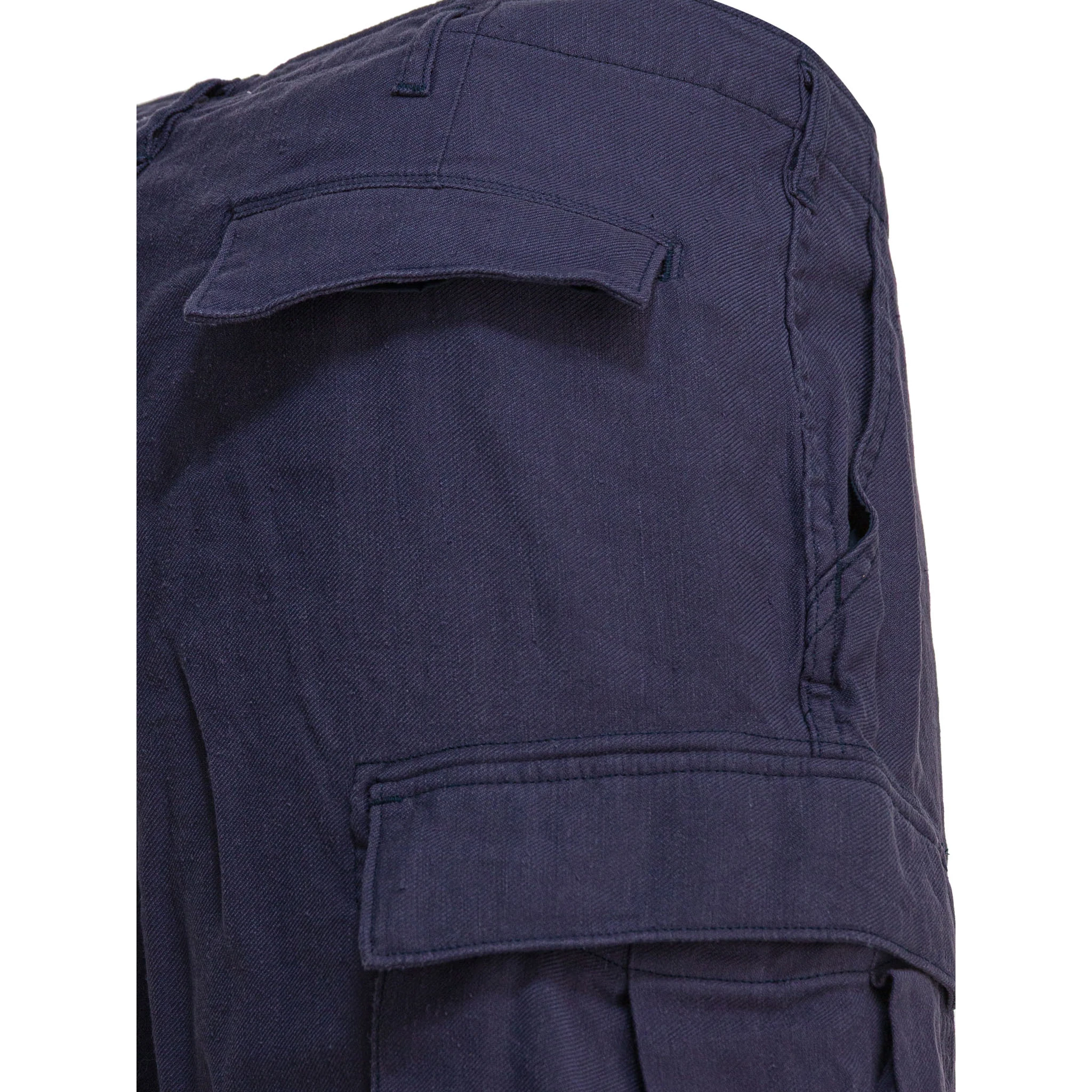 Linen cargo shorts