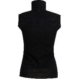 Mock neck sleeveless