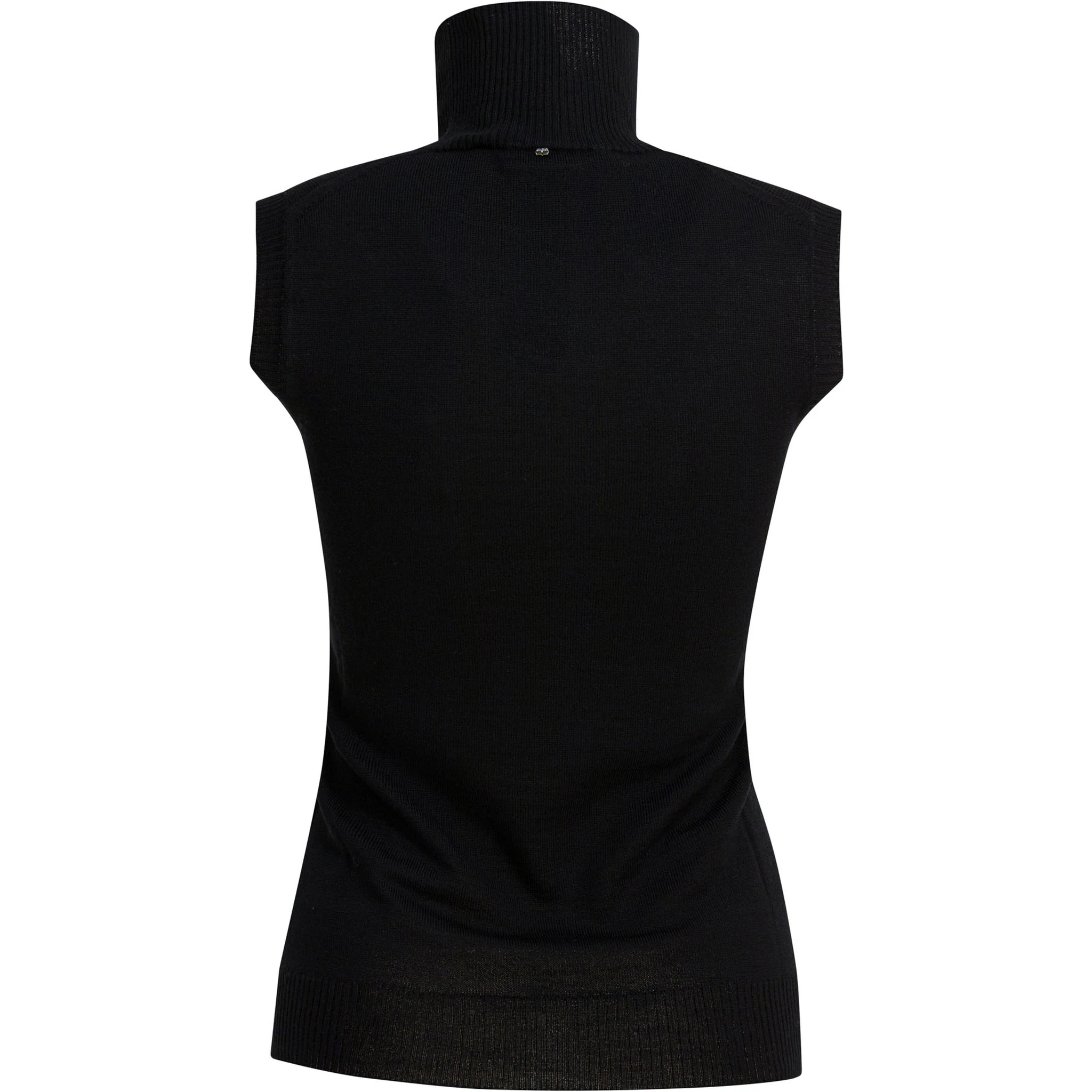 Mock neck sleeveless