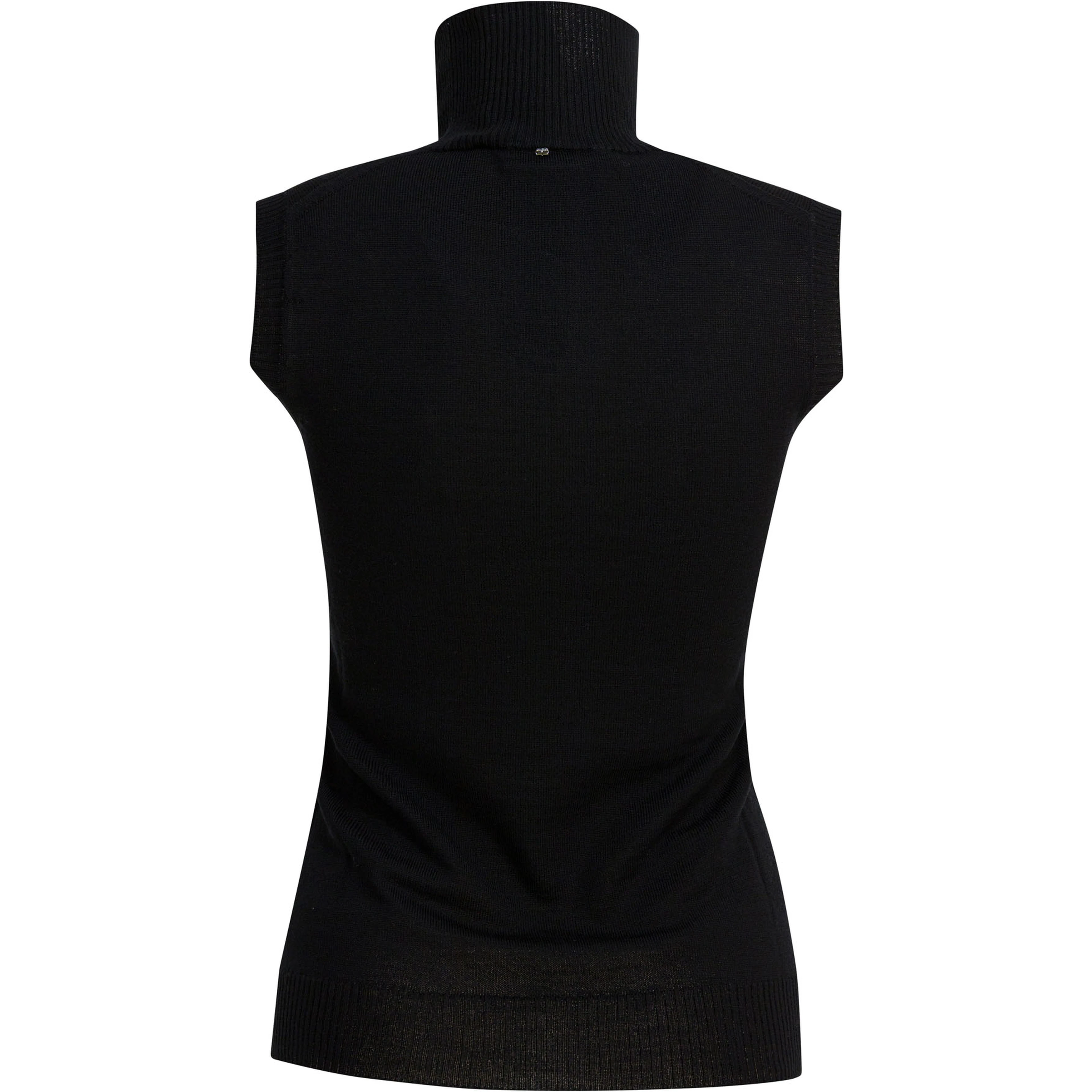 Mock neck sleeveless