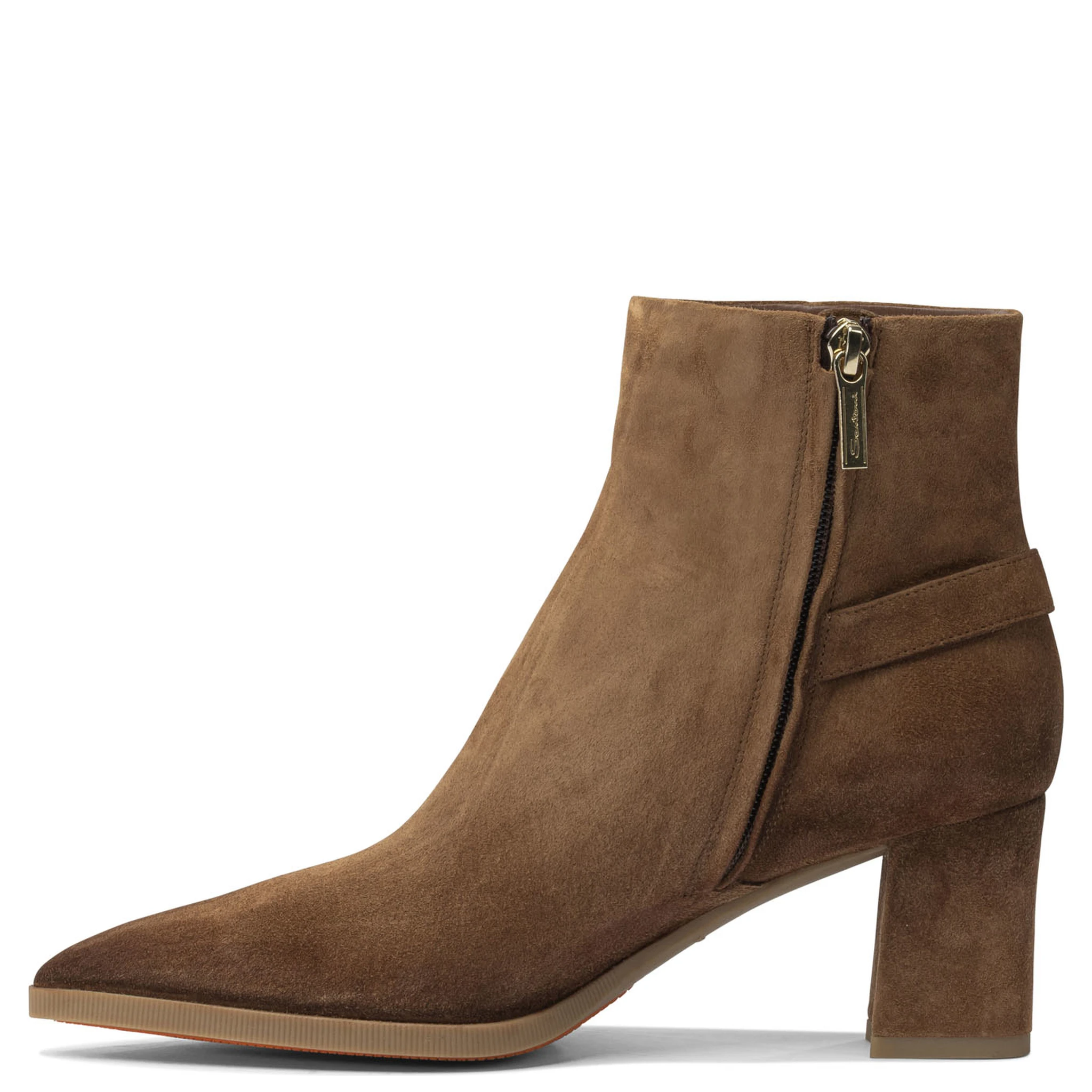 Suede ankle boots 65mm