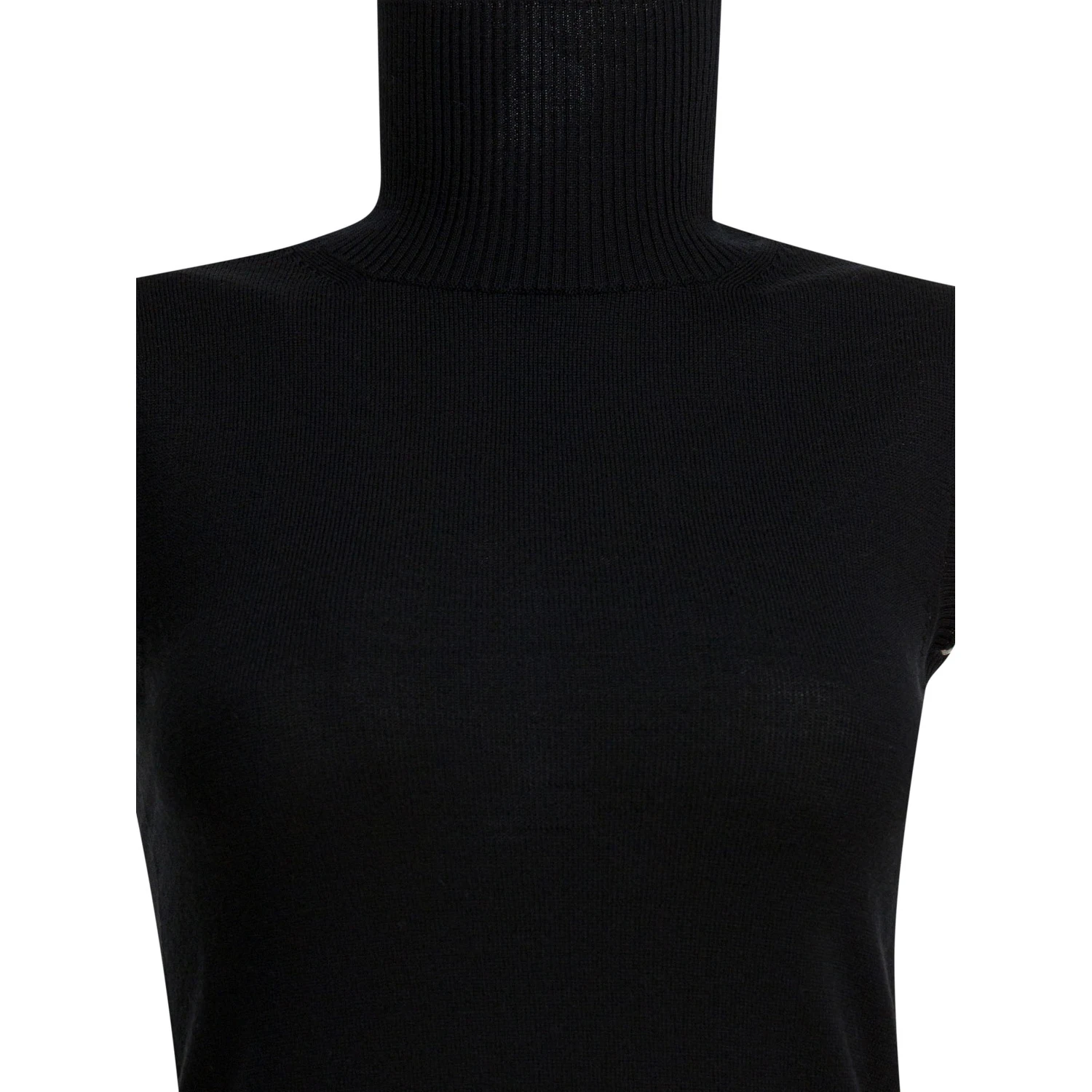 Mock neck sleeveless
