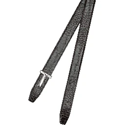 Belt with crocodile print