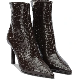 "Frankie" zippered ankle boots 85mm