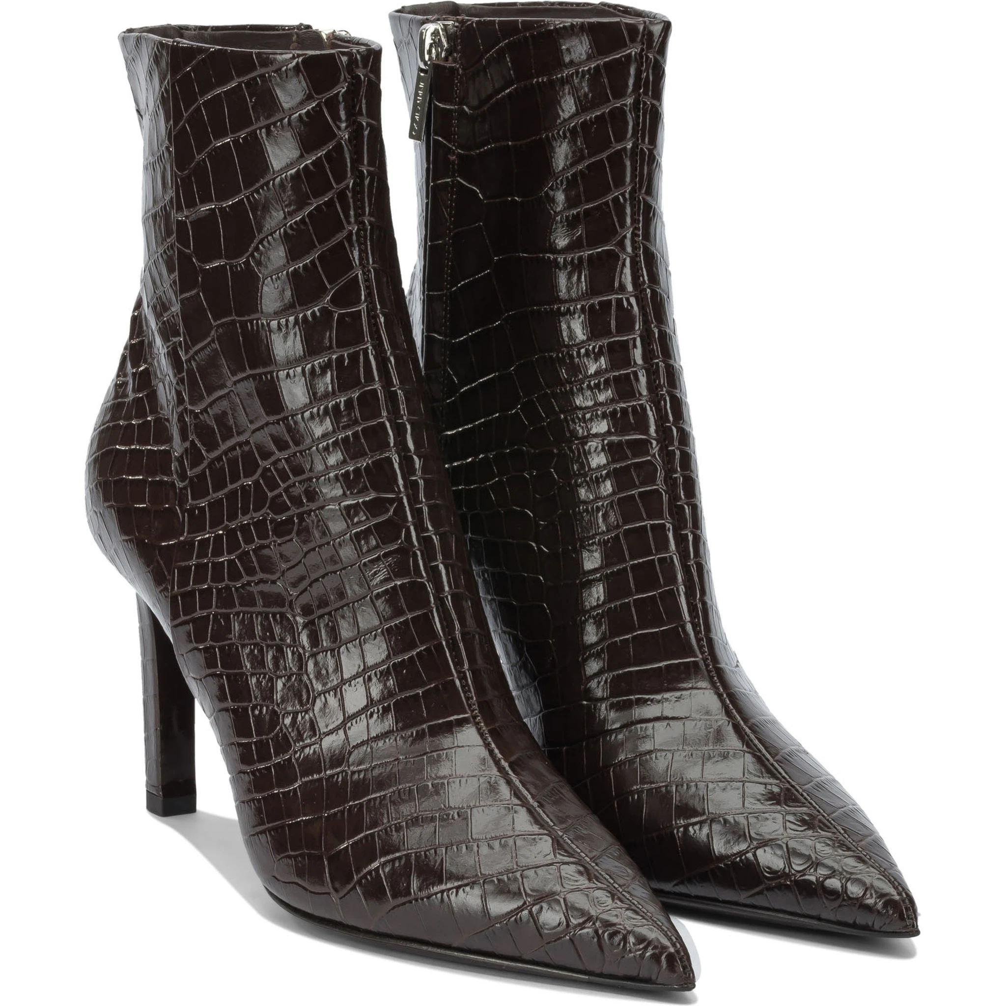 "Frankie" zippered ankle boots 85mm