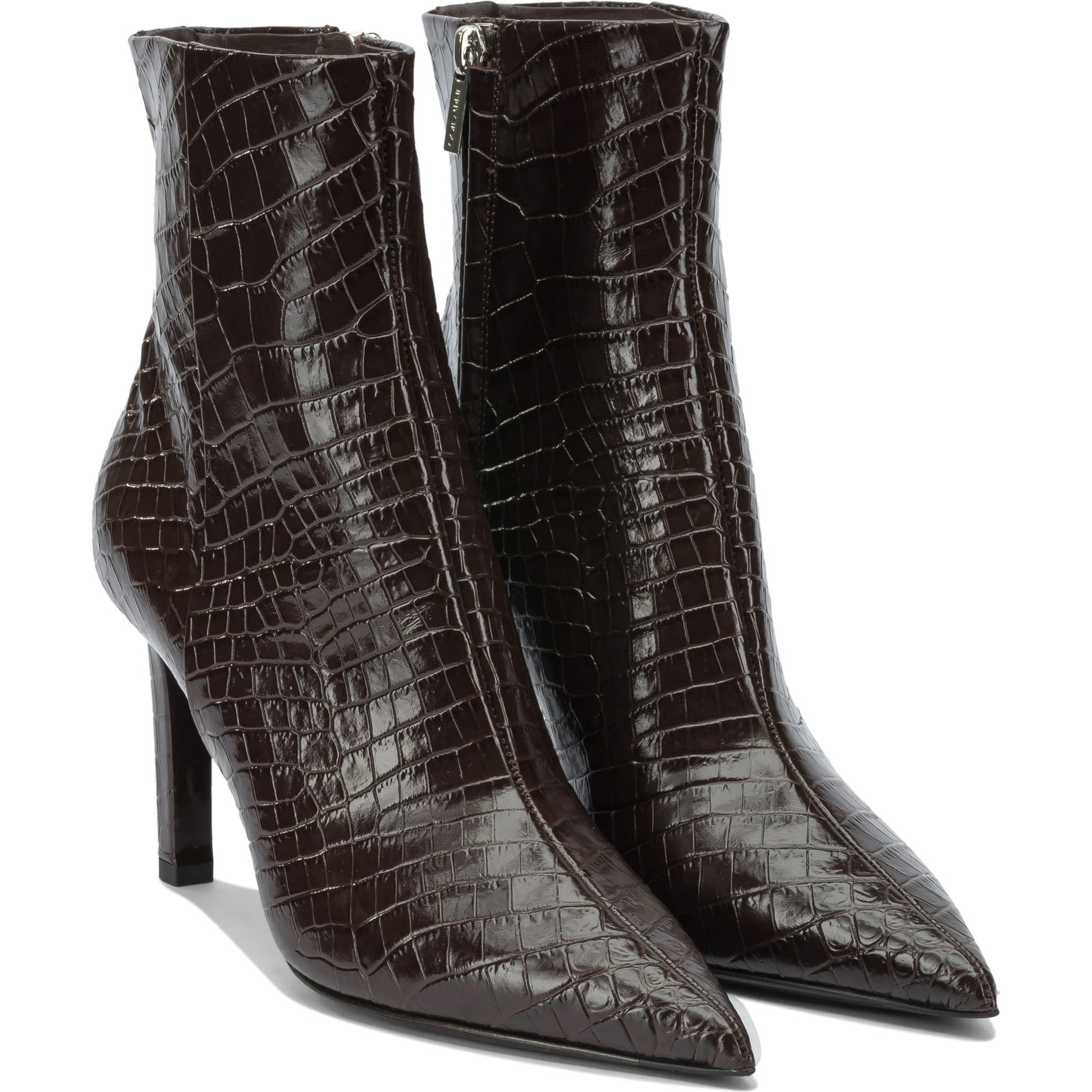 "Frankie" zippered ankle boots 85mm