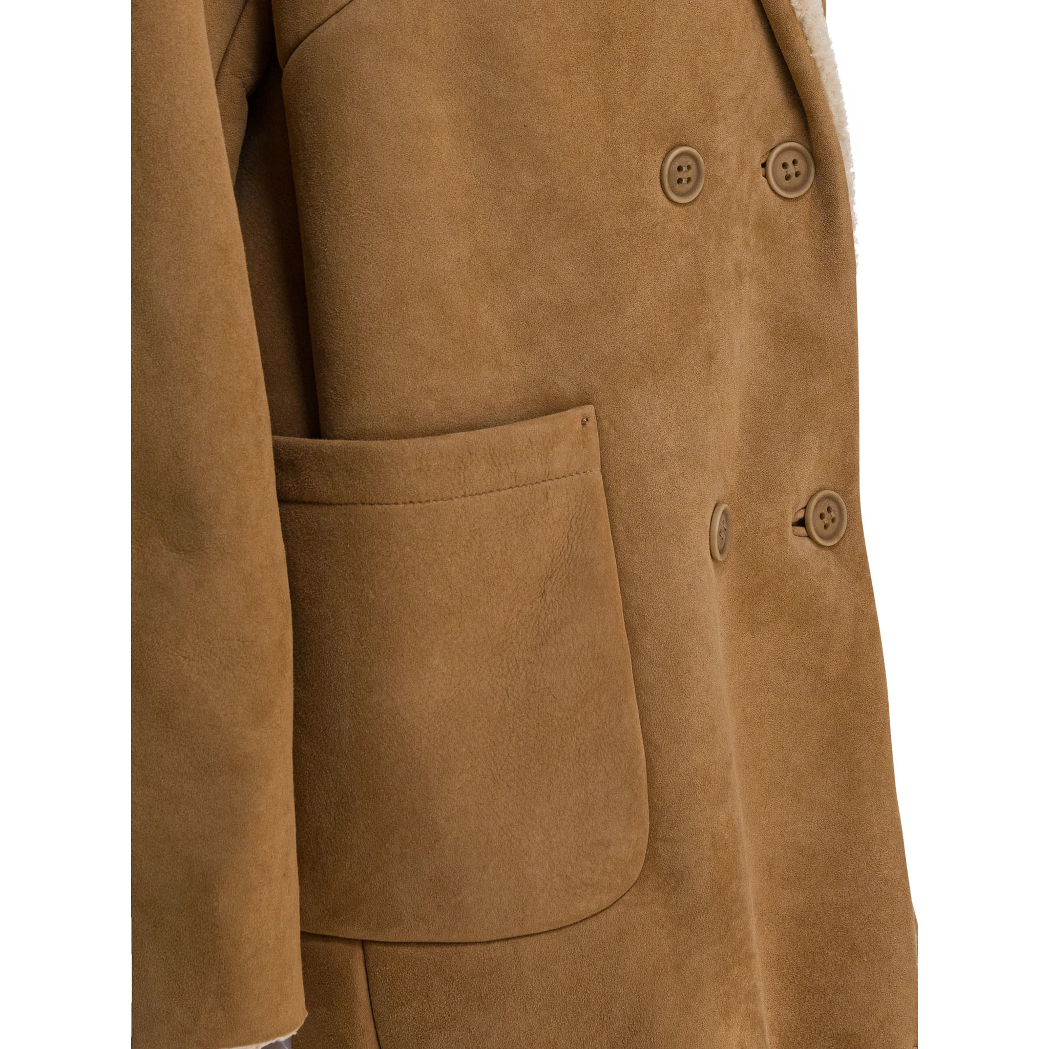 Balzer shearling suede leather jacket