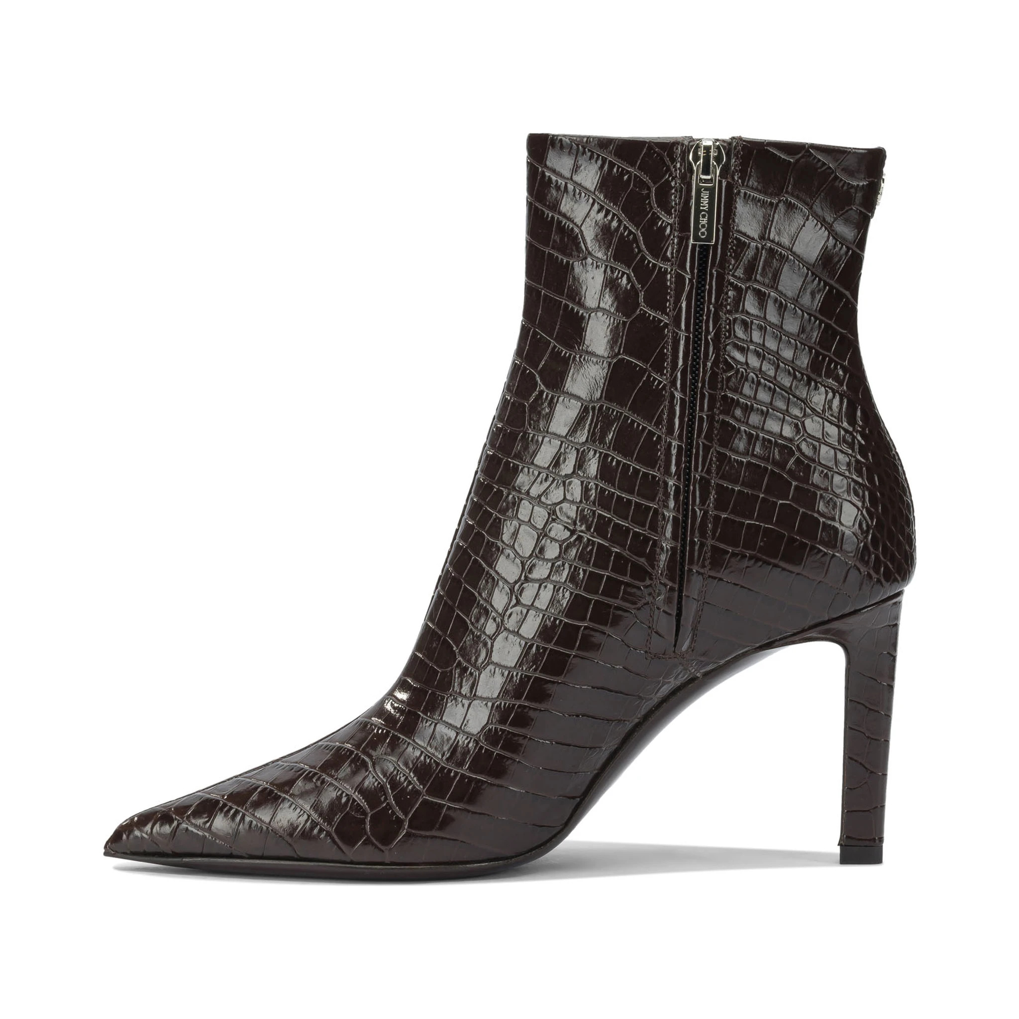 "Frankie" zippered ankle boots 85mm