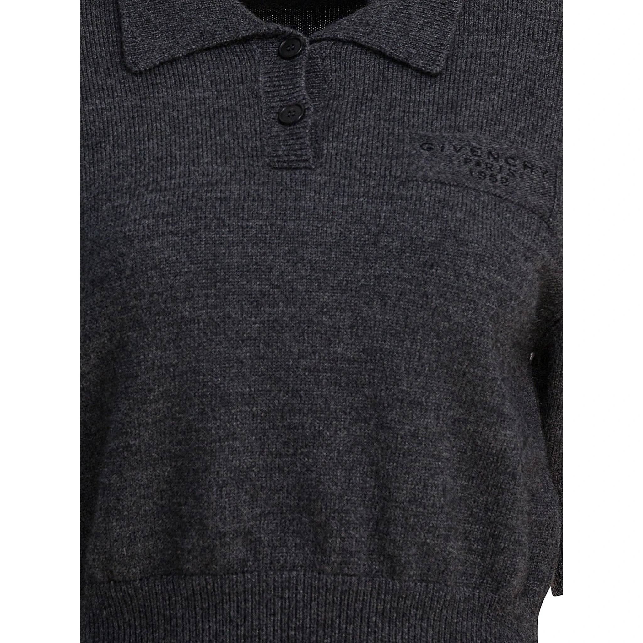 "Givenchy Paris 1952" Wool polo shirt