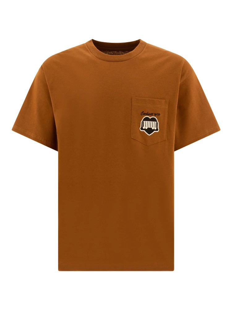 "Heart Train Pocket" t-shirt