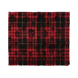 "Tartan Skull" foulard