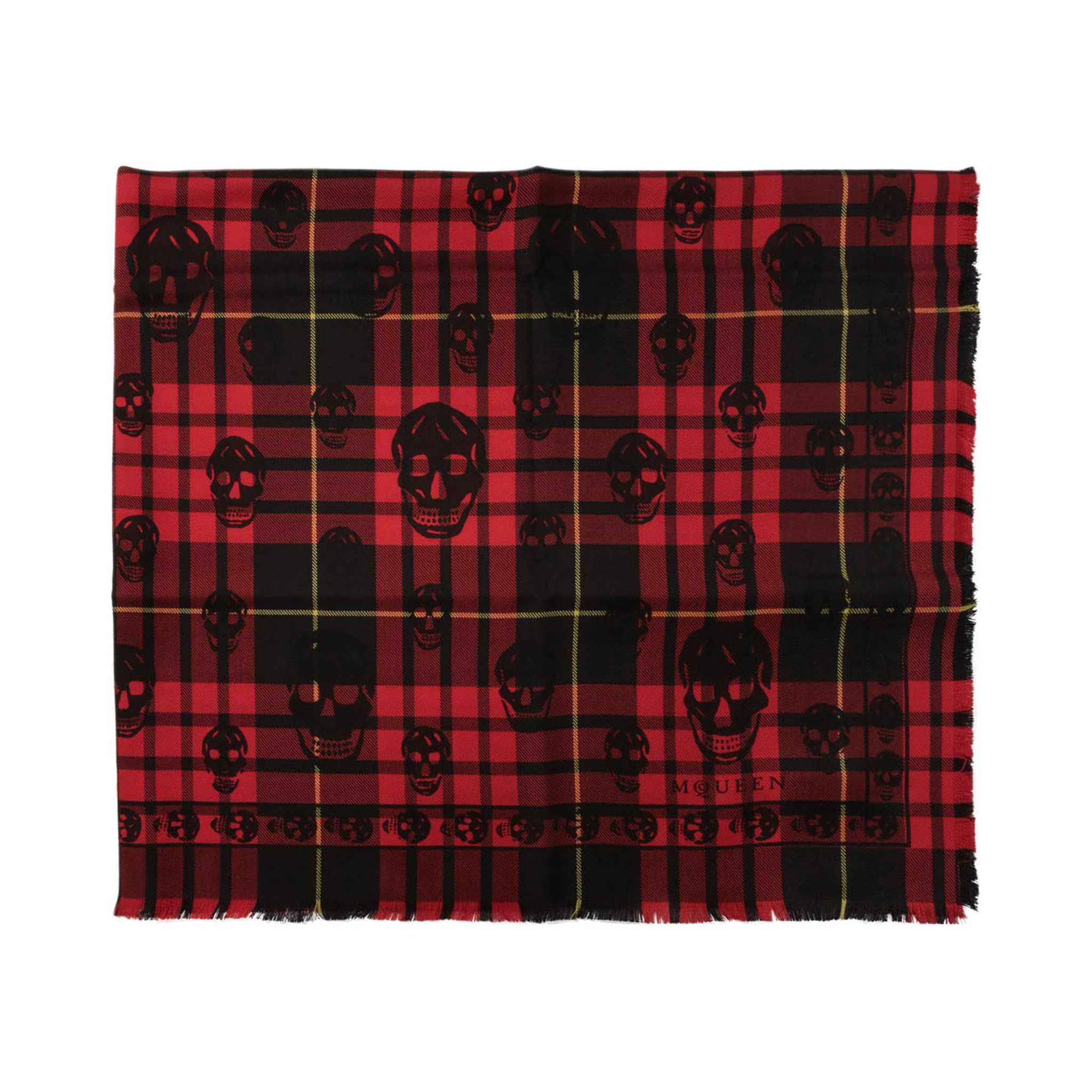 "Tartan Skull" foulard
