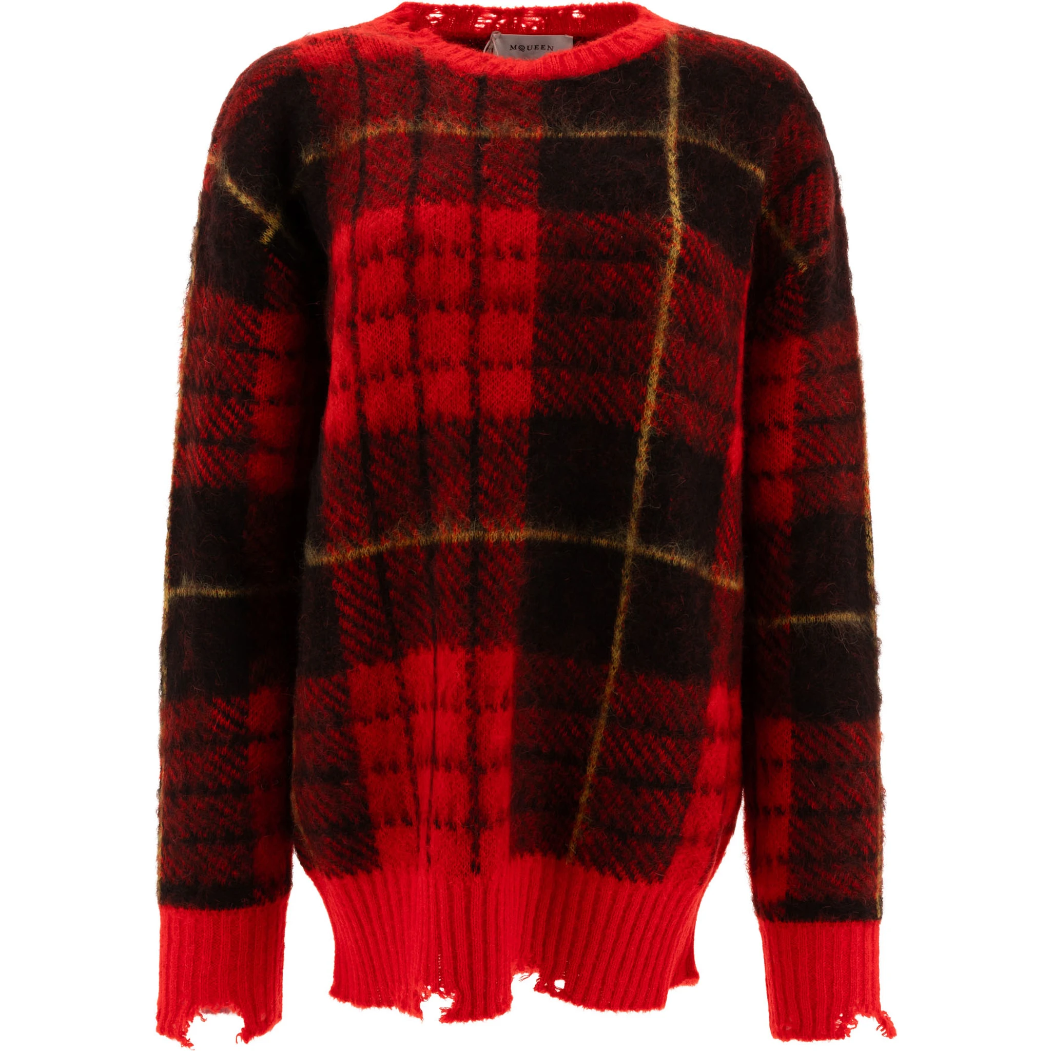 "Tartan Distressed" sweater