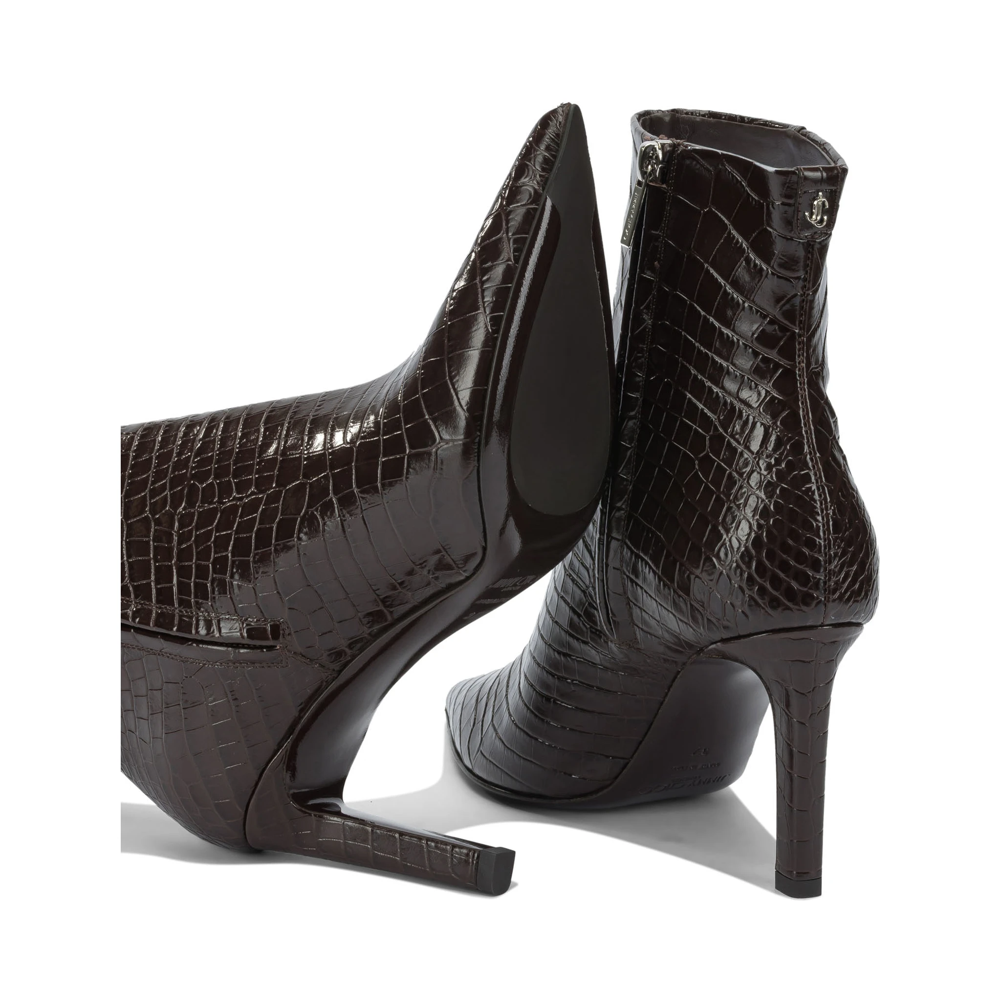 "Frankie" zippered ankle boots 85mm