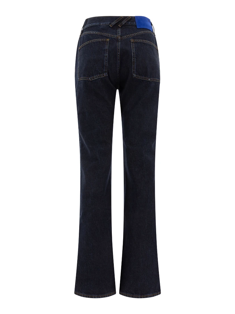 High rise bootcut jeans