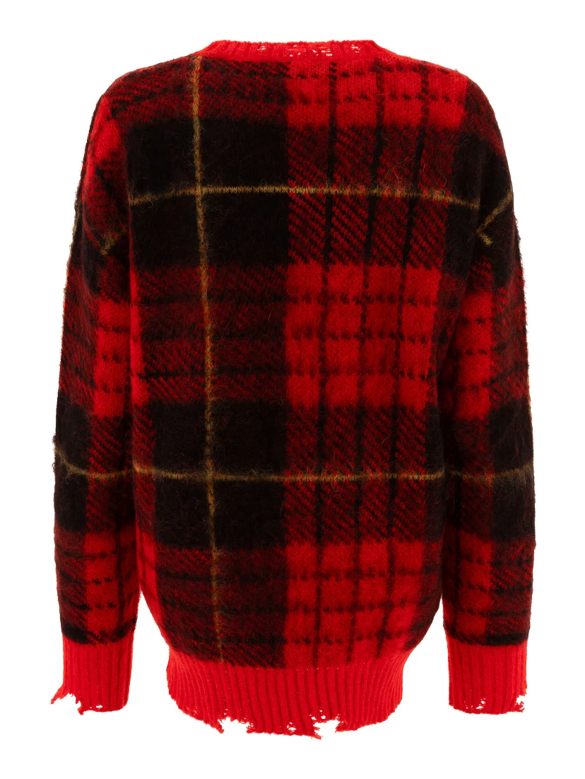"Tartan Distressed" sweater