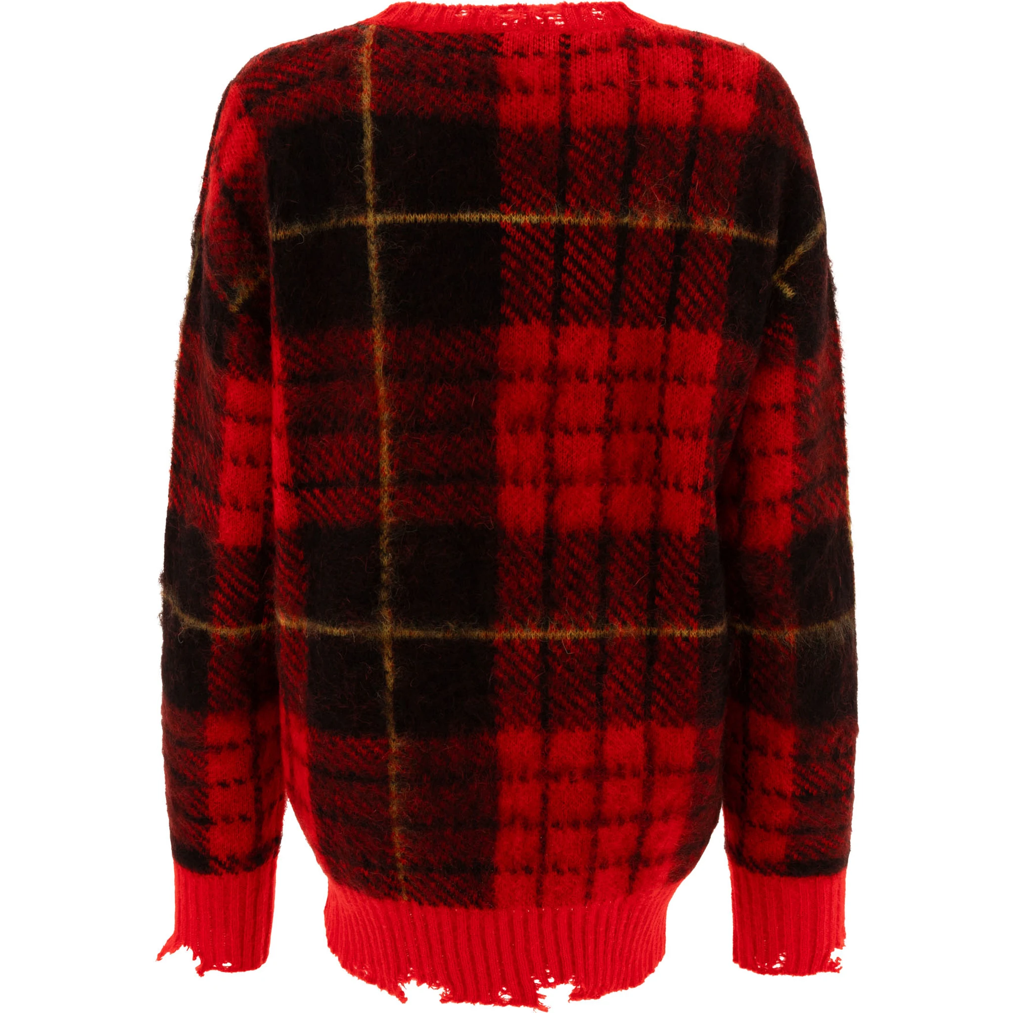 "Tartan Distressed" sweater