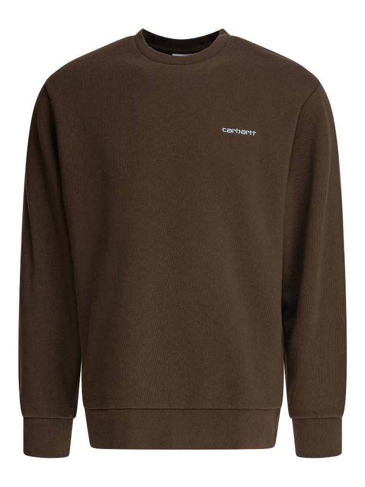 "Script Embroidery" sweatshirt