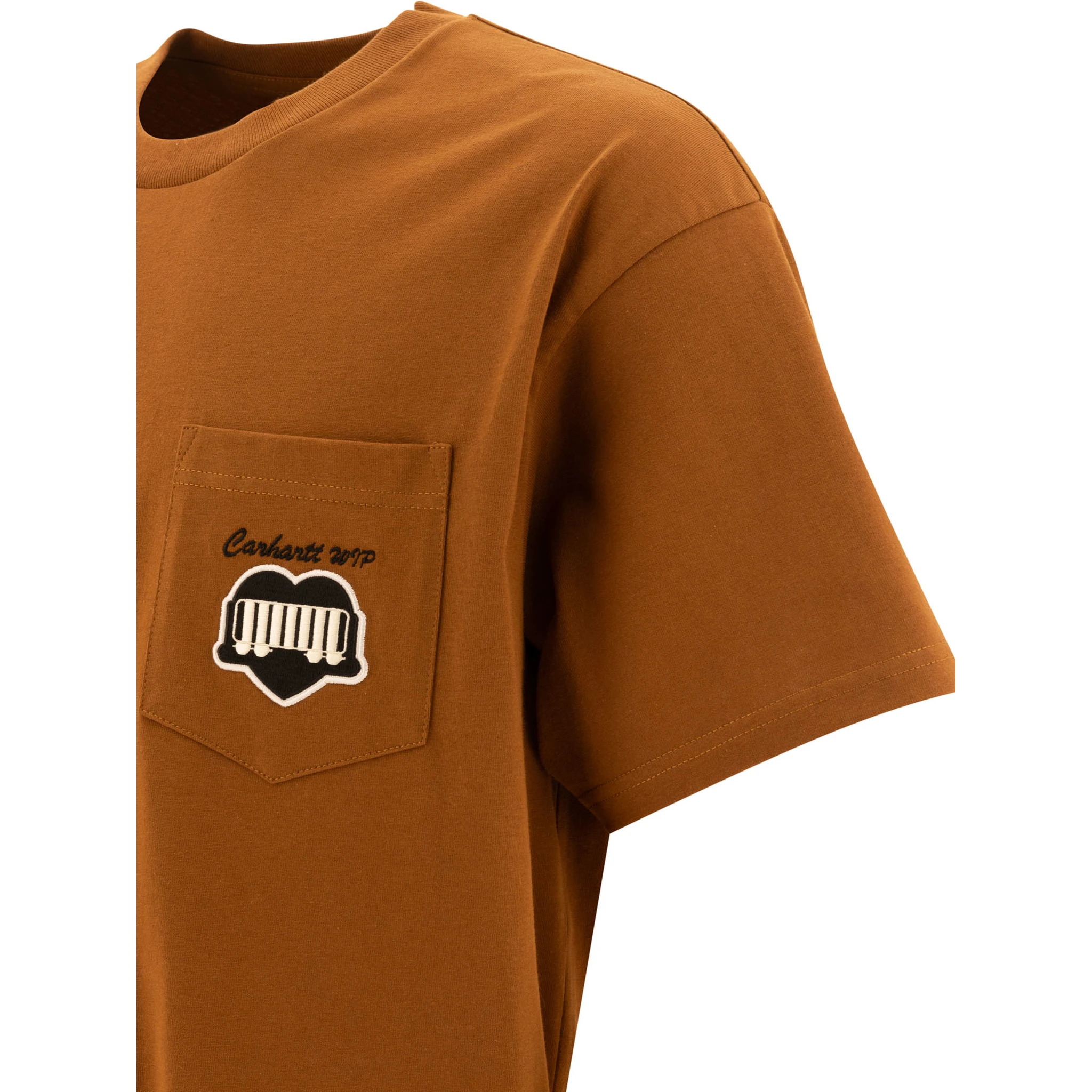 "Heart Train Pocket" t-shirt