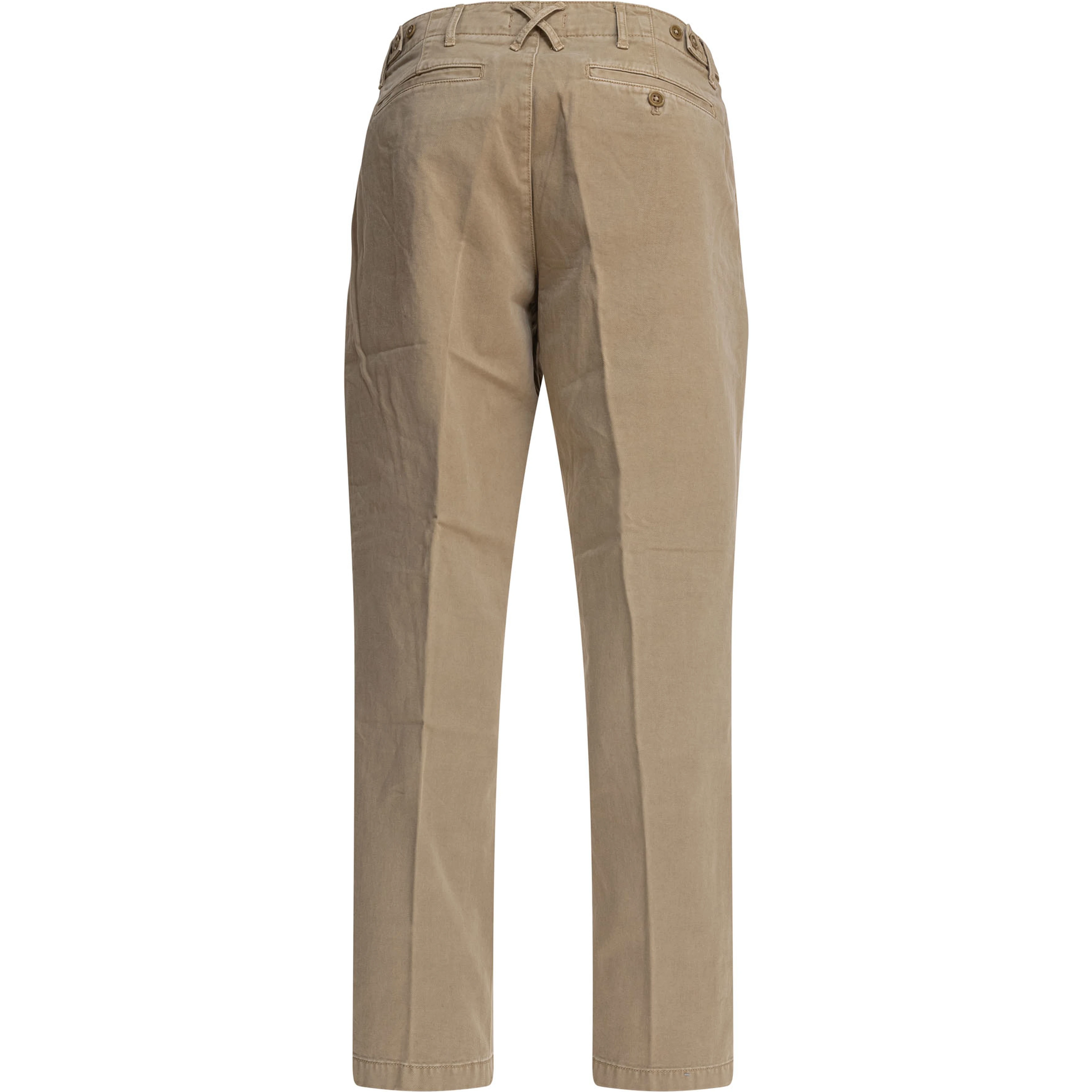 Straight leg trousers