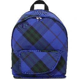 "Check" Nylon backpack