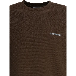 "Script Embroidery" sweatshirt