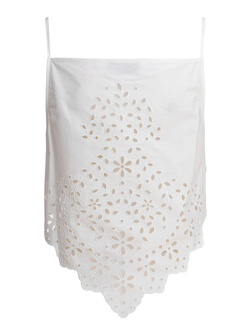 Cotton embroidered top