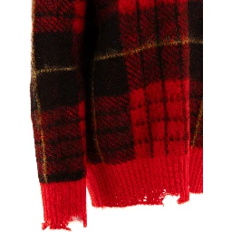 "Tartan Distressed" sweater