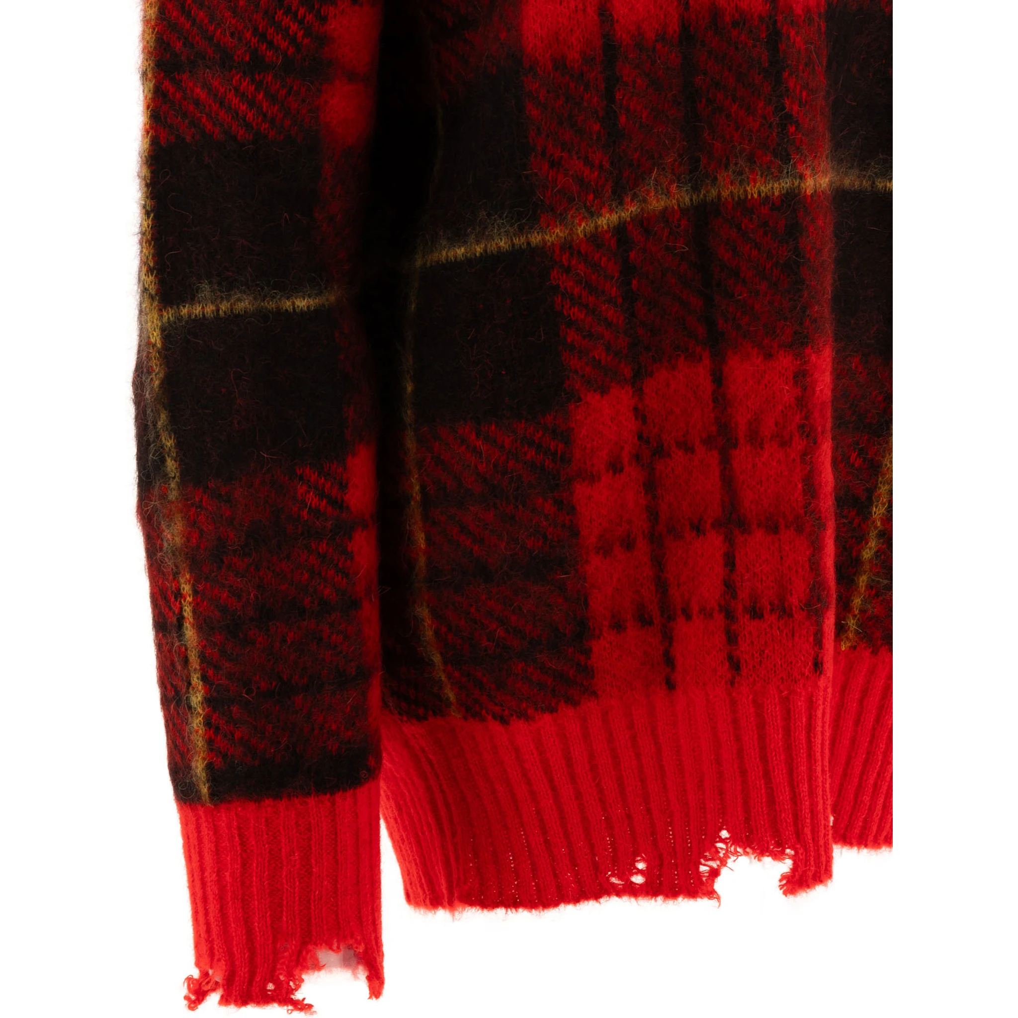 "Tartan Distressed" sweater